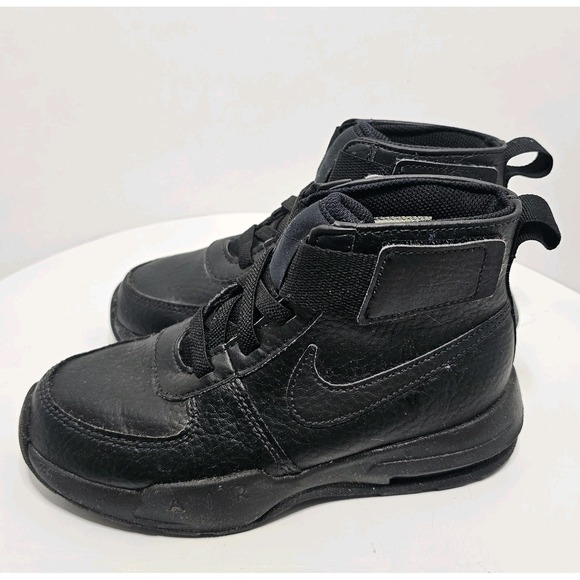 Nike Other - Nike Air Max Goaterra 2.0 Triple Black Boots Kids 13.5C DC9513-001
